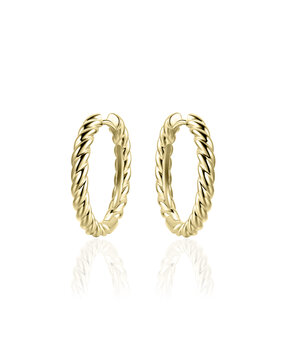 Langerak Essentials Gisser KCJ3/22Y, Creolen Goldplated