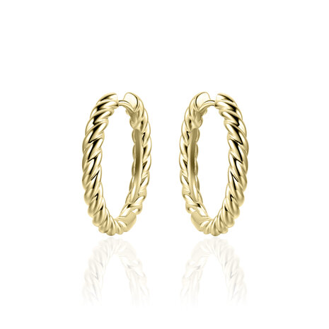 Langerak Essentials Gisser KCJ3/22Y, Creolen Goldplated