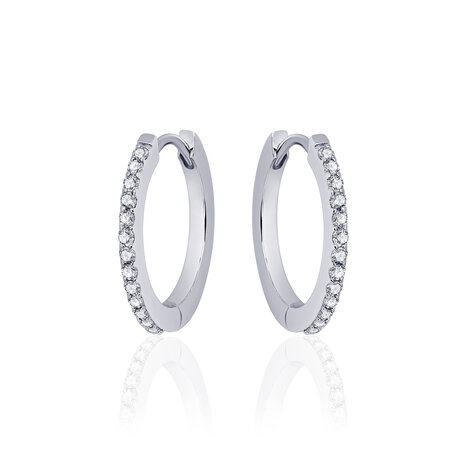 Langerak Essentials Gisser KCF2/22, Creolen Zilver