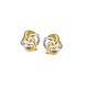 Excellent Jewelry Excellent OB406000, Oorstekers 14krt bicolour