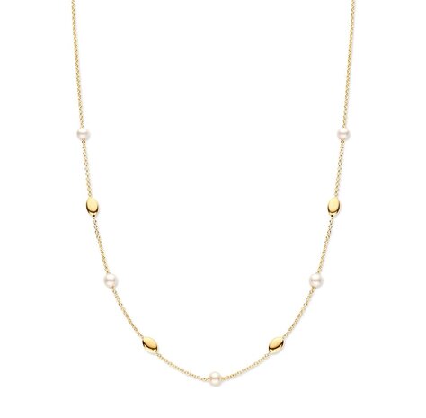 Excellent Jewelry Collier CW137888, Collier 14krt geelgoud met parel