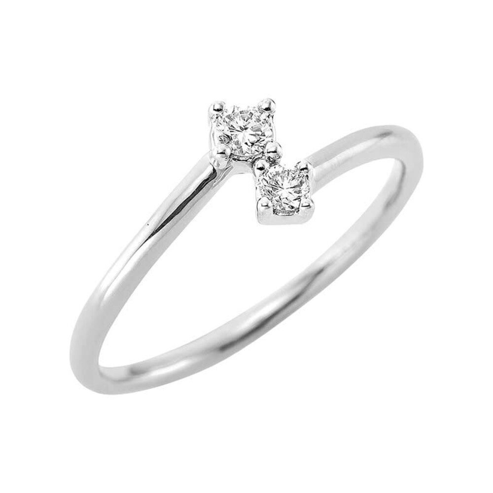 Langerak Diamonds Diamond Group 1CP56W456-1, Ring Briljant 14krt witgoud