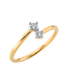 Langerak Diamonds Langerak Diamonds 1CP56G454-1, Ring Briljant 14krt geelgoud Langerak Diamonds Langerak Diamonds 1CP56G454-1, Ring Briljant 14krt geelgoud