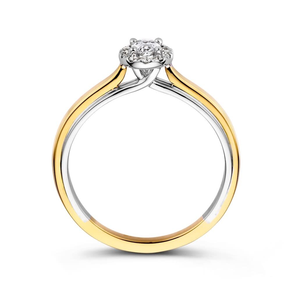 Excellent Jewelry Excellent RG417975-56, Ring met diamant 14 karaats goud