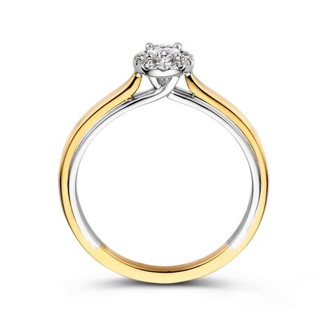 Excellent Jewelry Excellent RG417975-56, Ring met diamant 14 karaats goud