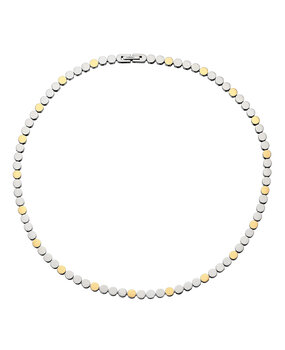 Boccia Boccia 08074-05, Collier titanium (deels verguld)