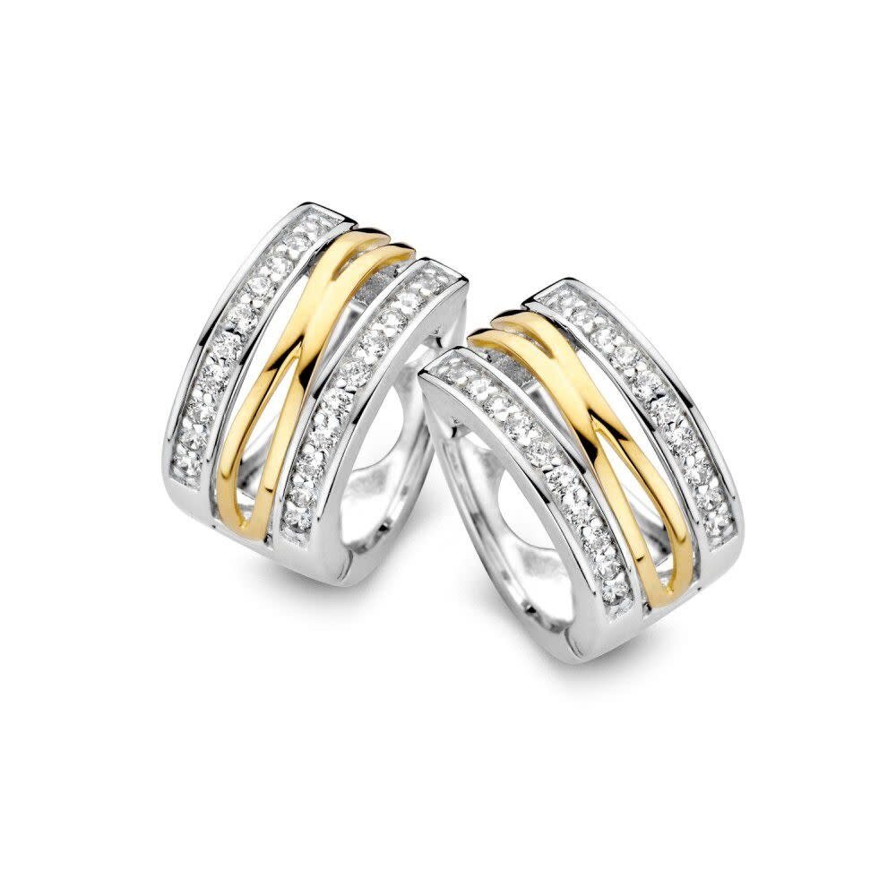 Excellent Jewelry Excellent OF625210, Creolen 14 krt bicolor goud