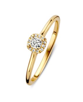 Excellent Jewelry Excellent RX117267-56, Ring fantasie briljant 14 krt geelgoud