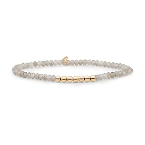 Sparkling Jewels Sparkling Jewels SBG-G-4MM-RLI-G18, Armband goldplated