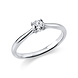 Langerak Natural Diamonds Langerak Diamonds 1A291W452-4, Ring solitair 14 krt witgoud