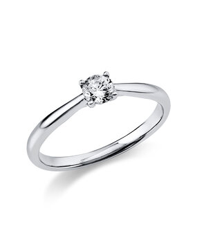Langerak Natural Diamonds Langerak Diamonds 1A290W453-20, Solitairring 14 krt witgoud