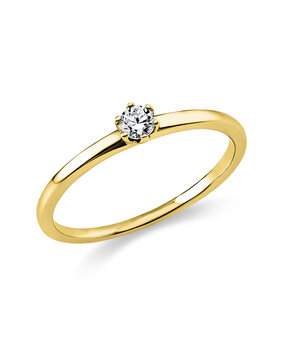 Langerak Natural Diamonds Diamond Group 1O321G452-20, Ring Solitair Briljant 14 krt geelgoud
