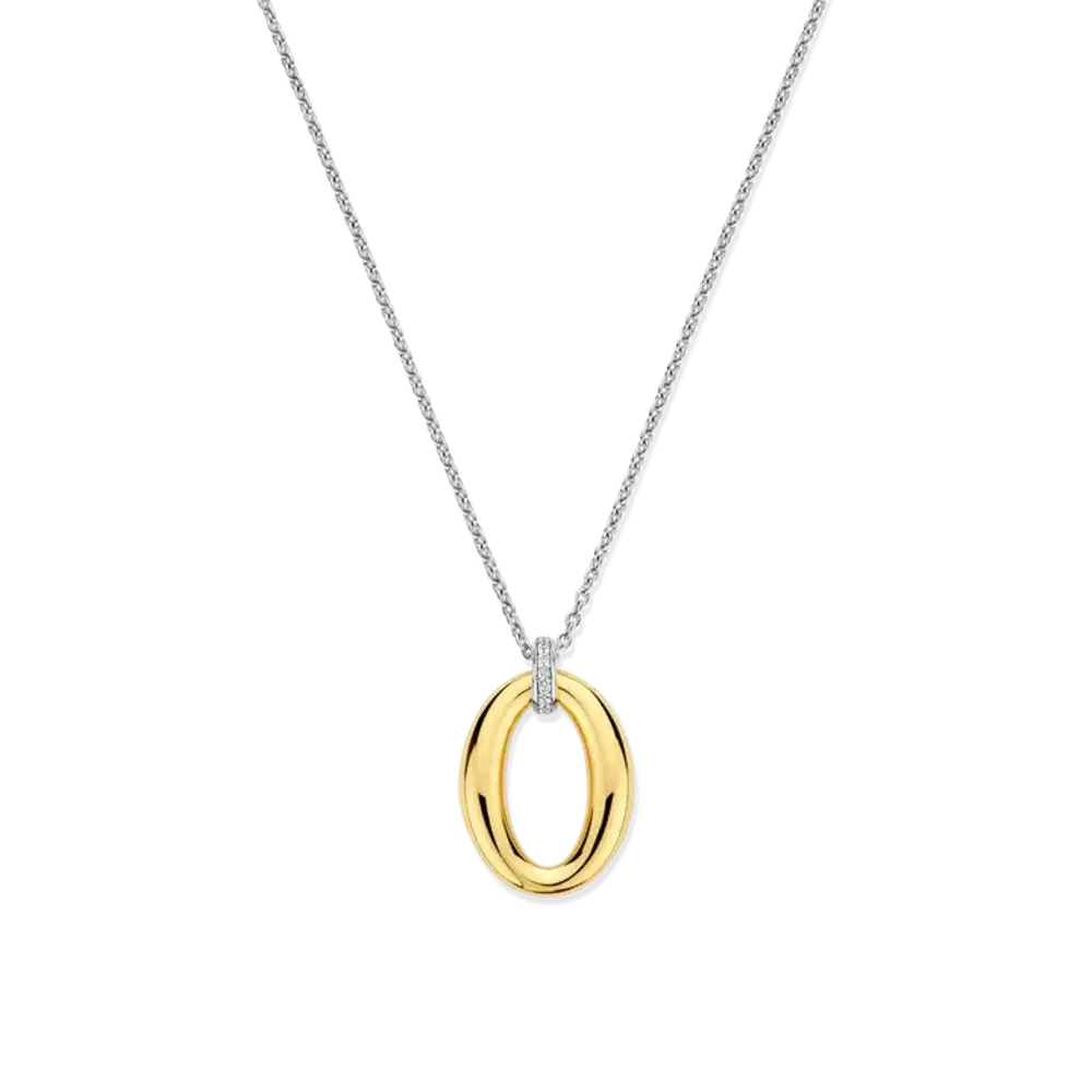 Ti Sento Ti Sento 34091ZY/42, Collier zilver