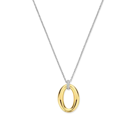 Ti Sento Ti Sento 34091ZY/42, Collier zilver