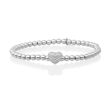 Sparkling Jewels Sparkling Jewels SB-S-4MM-HEART, Armband