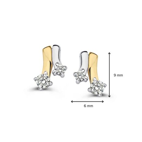 Excellent Jewelry Excellent Jewelry OB427823, Oorstekers 14 krt geelgoud