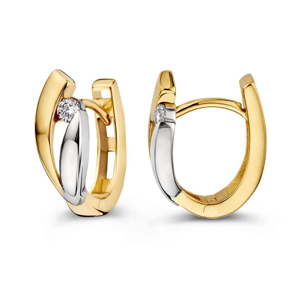 Excellent Jewelry Excellent Jewelry OM427758, Creolen 14 krt geelgoud