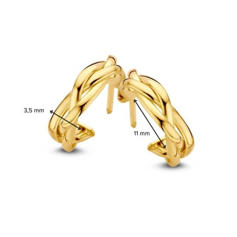 Excellent Jewelry Excellent Jewelry OR106822, Creolen 14 krt geelgoud