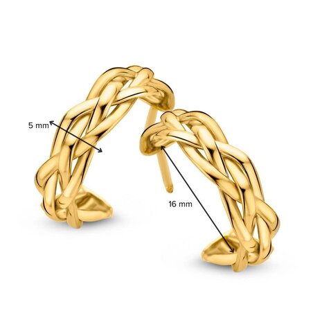 Excellent Jewelry Excellent Jewelry OR106829, Creolen 14 krt geelgoud