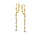 Excellent Jewelry OB127822, Oorhangers 14 krt geelgoud