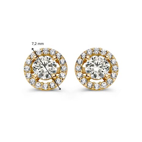 Excellent Jewelry Excellent Jewelry OE127706, oorstekers 14 krt geelgoud