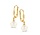 Excellent Jewelry OB137831, Oorhangers 14 krt geelgoud
