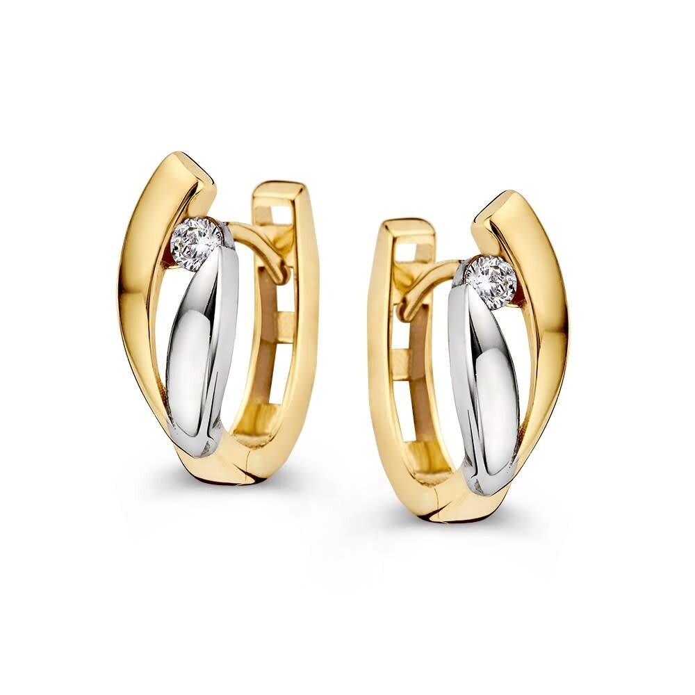 Excellent Jewelry Excellent Jewelry OM427758, Creolen 14 krt geelgoud