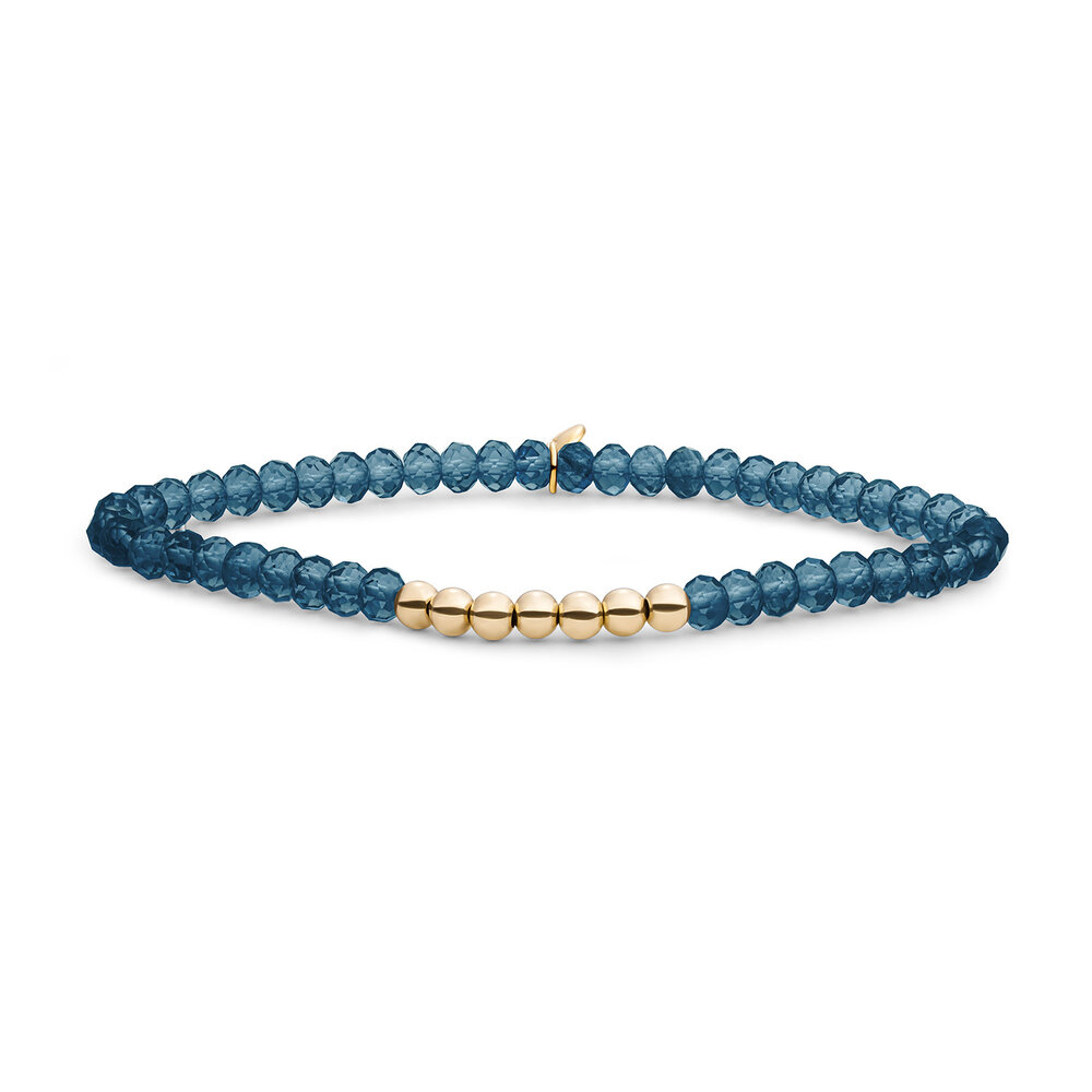 Sparkling Jewels Sparkling Jewels SB-G-4MM-RLI-G67, Armband