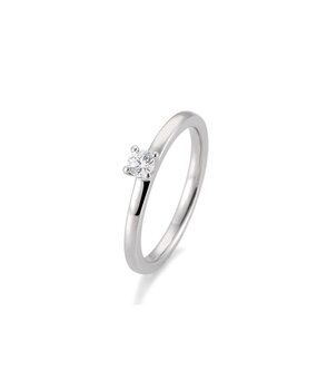 Saint Maurice Saint Maurice STM/05991-W-55, Ring Solitair Briljant 14 krt witgoud Saint Maurice Saint Maurice STM/05991-W-55, Ring Solitair Briljant 14 krt witgoud