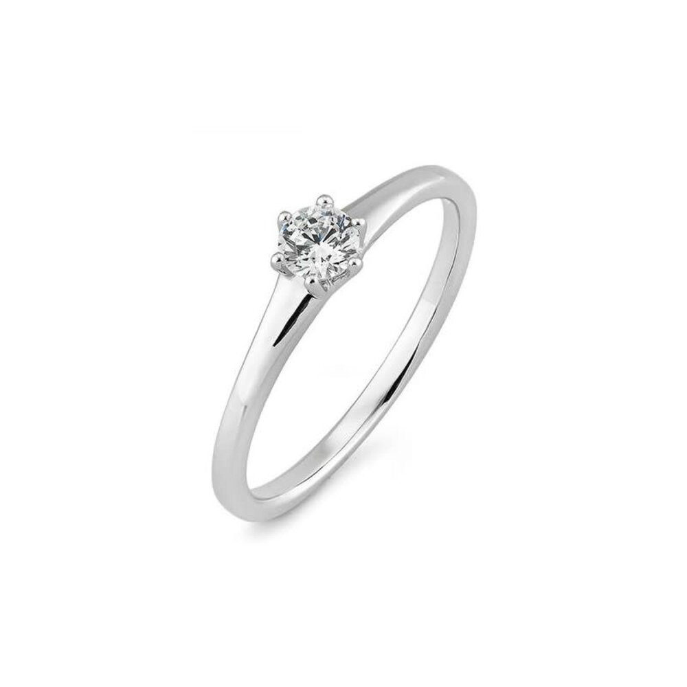 Saint Maurice Saint Maurice STM/06338-0-W-50, Solitair ring 14 krt witgoud