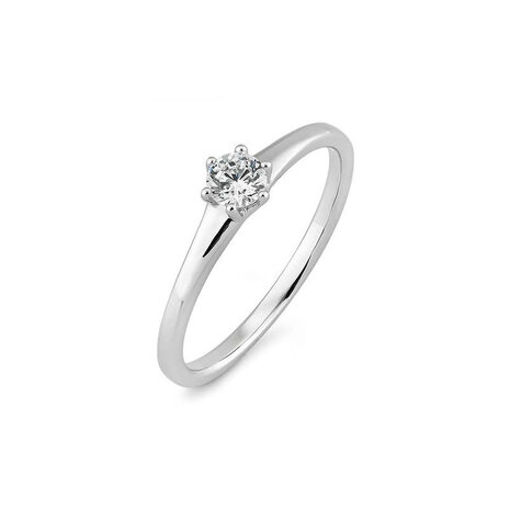 Saint Maurice Saint Maurice STM/06338-0-W-50, Solitair ring 14 krt witgoud