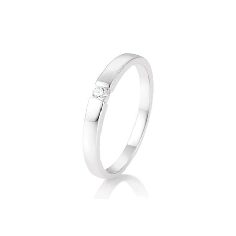 Saint Maurice Saint Maurice STM/85769-0-52, Ring Solitair Briljant 14 krt witgoud