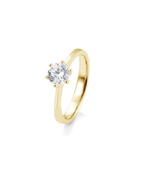 Saint Maurice Saint Maurice STM/85957-3, Ring Solitair Briljant 14 krt geelgoud Saint Maurice Saint Maurice STM/85957-3, Ring Solitair Briljant 14 krt geelgoud