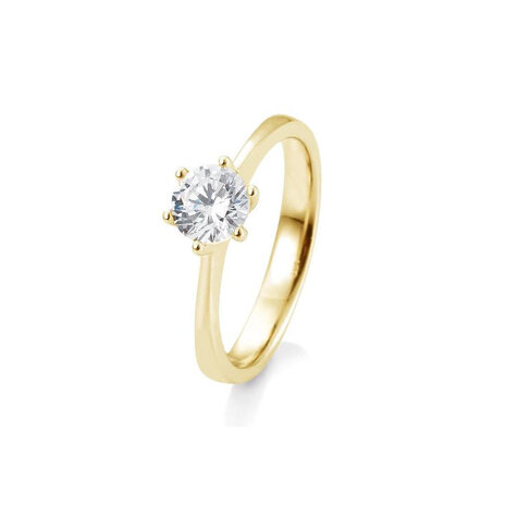 Saint Maurice Saint Maurice STM/85957-3, Ring Solitair Briljant 14 krt geelgoud