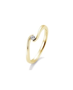 Saint Maurice Saint Maurice STM/85939-0-G-54, Ring Solitair Briljant 14 krt geelgoud Saint Maurice Saint Maurice STM/85939-0-G-54, Ring Solitair Briljant 14 krt geelgoud