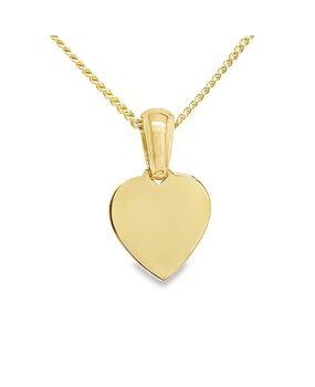 WRSM WRSM GH2279, Graveerhanger hart 14 karaats geelgoud