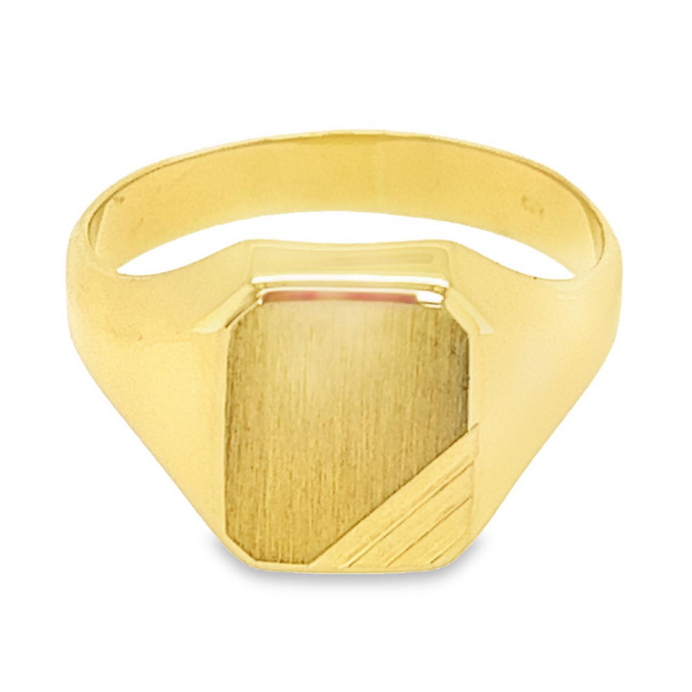 WRSM WRSM GRH1572-60, Zegelring 14 karaats geelgoud