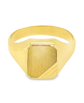 WRSM WRSM GRH1572-60, Zegelring 14 karaats geelgoud