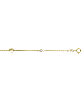 WRSM WRSM GA0226, Armband 14 karaats geelgoud met zirkonia