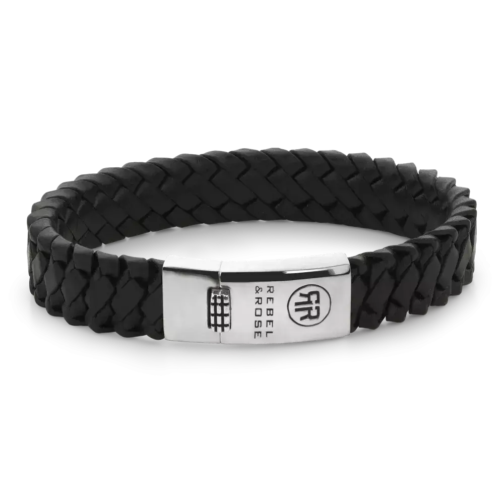 Rebel & Rose Rebel and Rose  RR-L0181-S-M, Armband leer