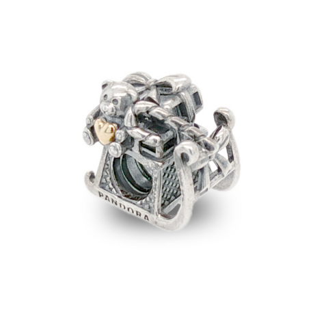 Pandora Pandora 791207, Charm pandora zilver en 14 karaats goud