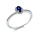 Langerak Diamonds 1HF89W454-1, Ring met saffier en diamant
