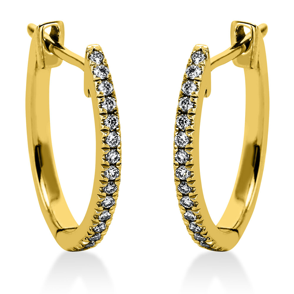 Langerak Natural Diamonds Langerak Diamonds 2L649G4-1, Creolen met diamant