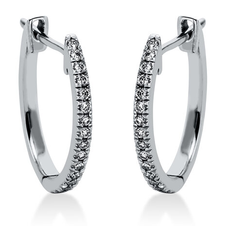 Langerak Natural Diamonds Langerak Diamonds 2L649W4-1, Creolen met diamant