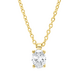 Langerak Diamonds Langerak Diamonds 4P115G4-1, Collier met ovale diamant