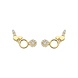 Blush Blush 7377YZI, Oorstekers 14 karaats geelgoud