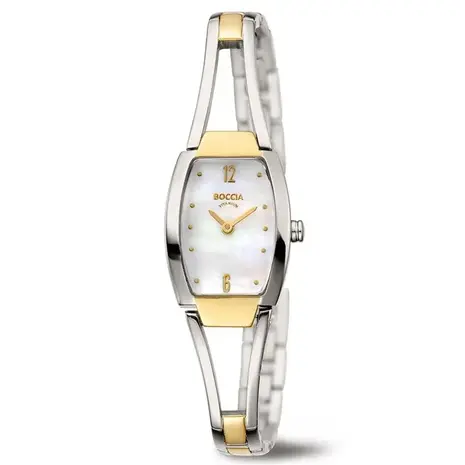 Boccia Boccia 3262-02, Horloge titanium