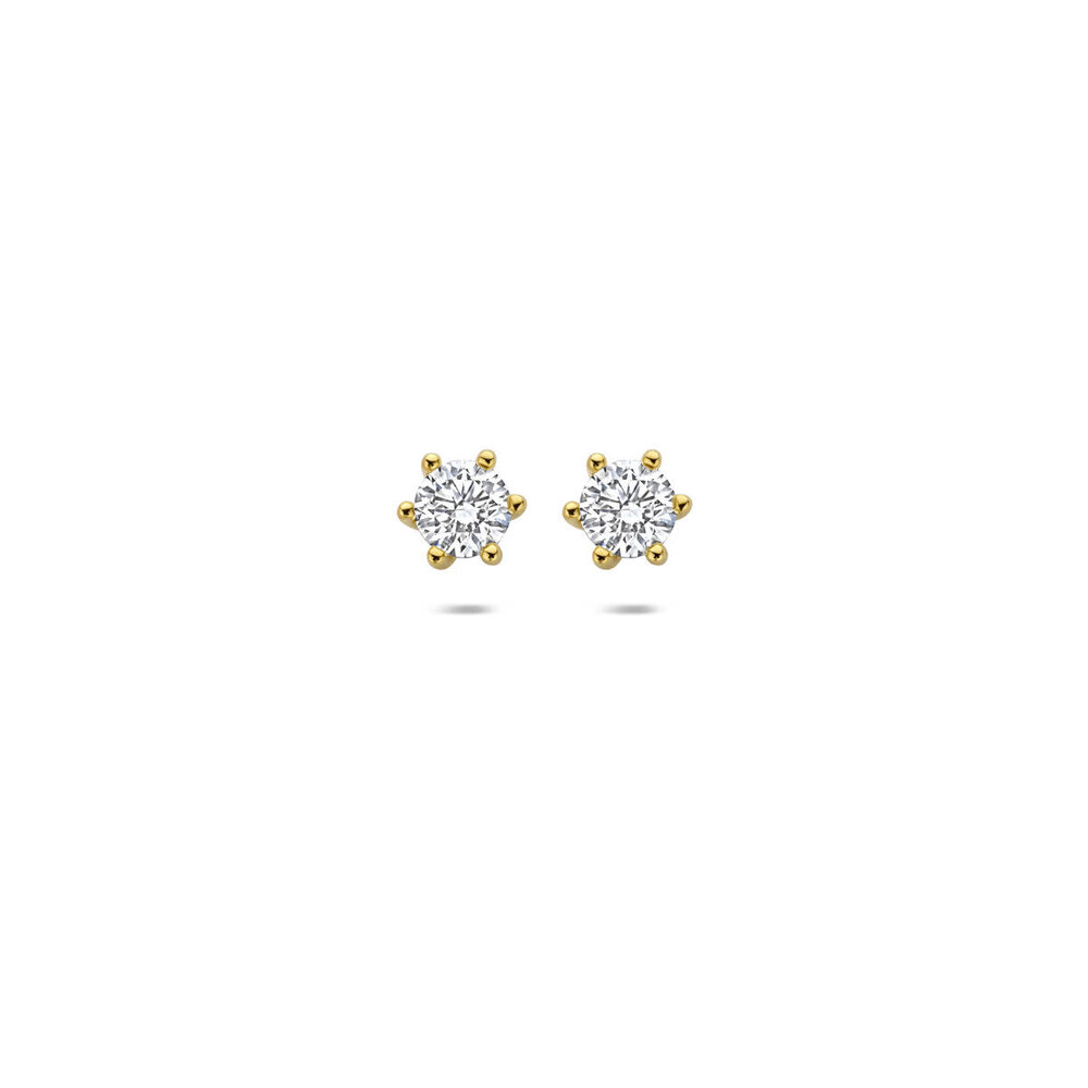 Langerak Lab Grown Diamonds Langerak Essentials 4035481, Oorstekers met 2x0.125crt Lab grown diamant