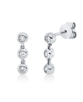 Langerak Natural Diamonds Langerak Diamonds 2V015W4-1, Oorstekers met diamant