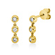 Langerak Natural Diamonds Langerak Diamonds 2V015G4-1, Oorstekers met diamant